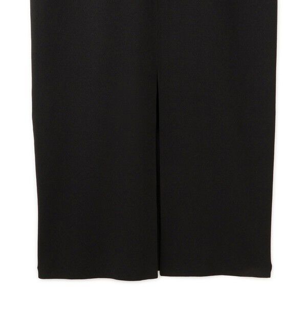 ADAM ET ROPE'「【サステナブル】ペプラムコンビニットワンピース/オケージョン対応」|ワンピース|