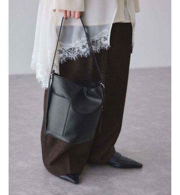 ADAM ET ROPE'「スプリットレザーワンショルダー2WAYミニバッグ」|ショルダー・メッセンジャー|