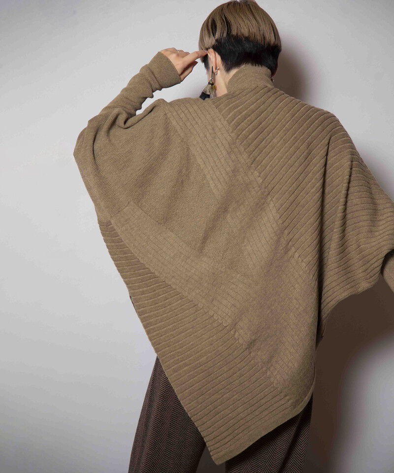  「変形ニットプルオーバー」|ニット・セーター|