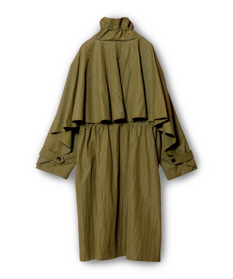  「バックフレアーライトコート」|トレンチコート|