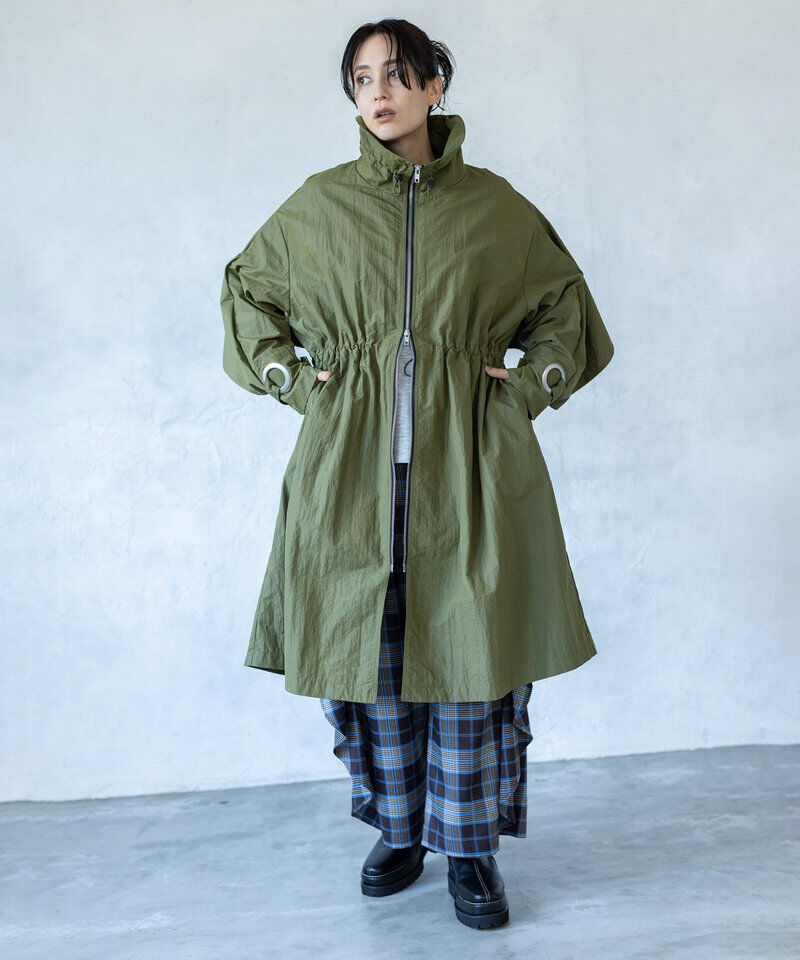  「バックフレアーライトコート」|トレンチコート|