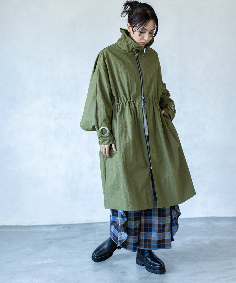  「バックフレアーライトコート」|トレンチコート|