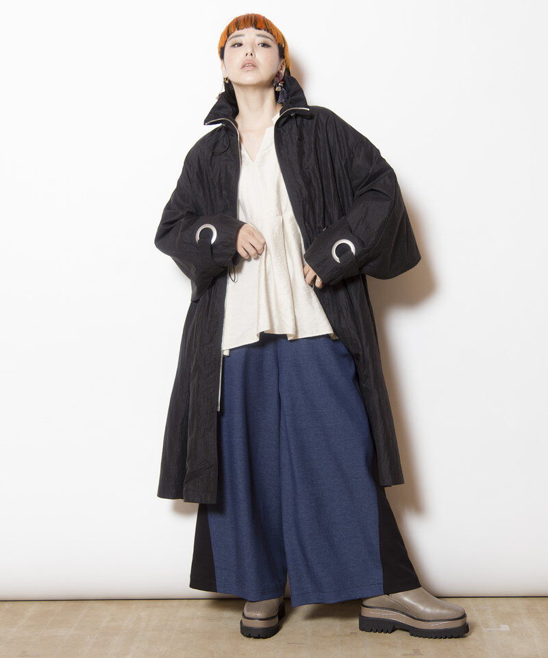  「バックフレアーライトコート」|トレンチコート|