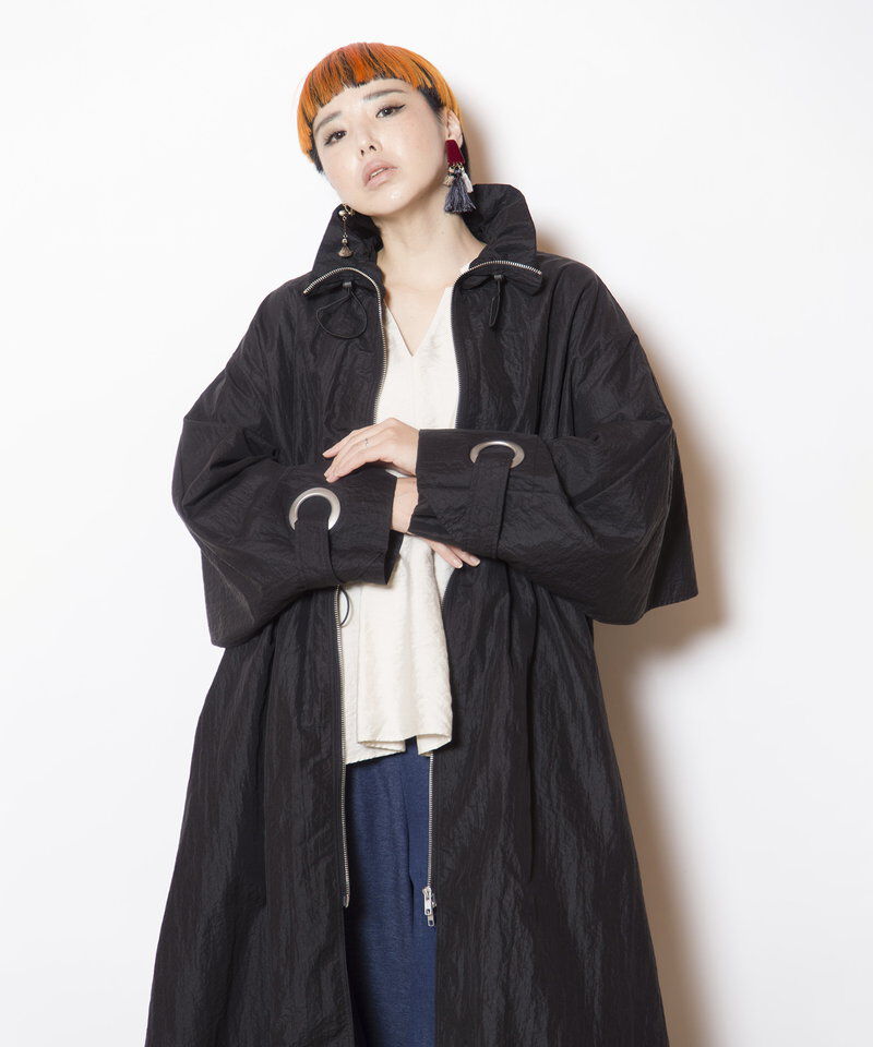  「バックフレアーライトコート」|トレンチコート|