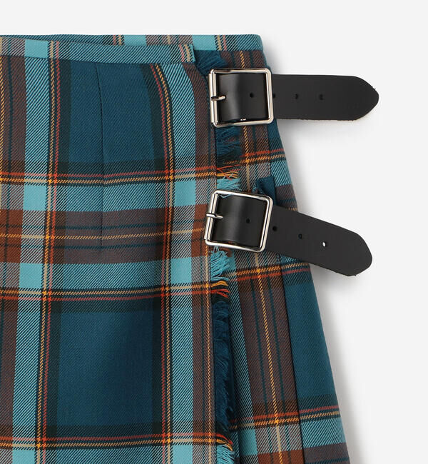 ONEIL OF DUBLIN「O'NEIL OF DUBLIN | ウーステッドウール ミドルキルトスカート WOMEN」|スカート|