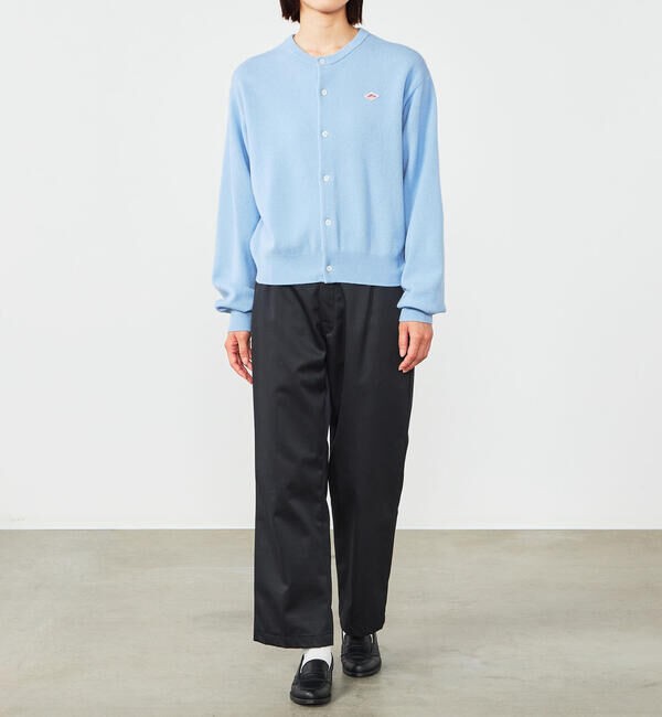 DANTON「DANTON | ラムウール クルーネックニットカーディガン WOMEN」|ニット・セーター|