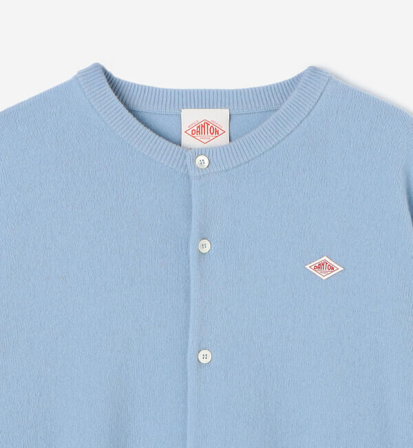 DANTON「DANTON | ラムウール クルーネックニットカーディガン WOMEN」|ニット・セーター|