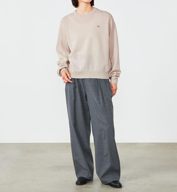 DANTON「DANTON | ラムウール クルーネックニットプルオーバー WOMEN」|ニット・セーター|