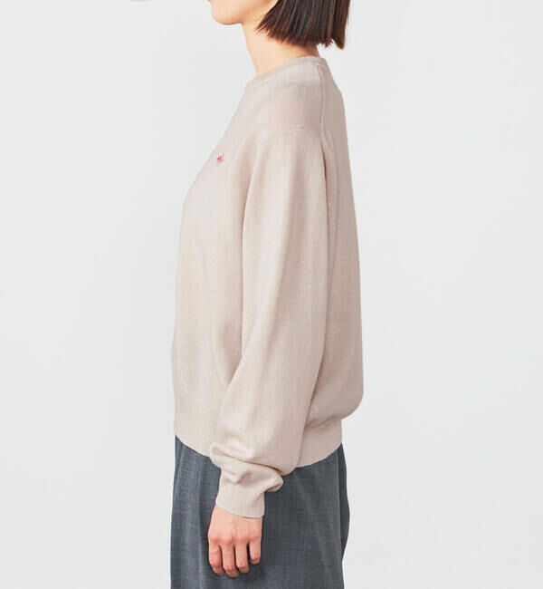DANTON「DANTON | ラムウール クルーネックニットプルオーバー WOMEN」|ニット・セーター|