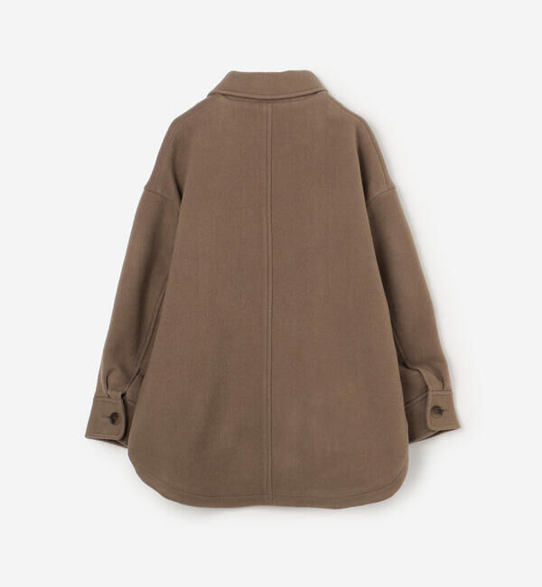 DANTON「DANTON | ウールメルトン シャツブルゾン WOMEN」|ブルゾン・スタジャン|