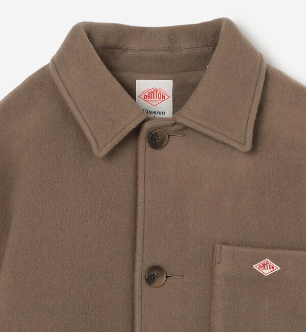 DANTON「DANTON | ウールメルトン シャツブルゾン WOMEN」|ブルゾン・スタジャン|