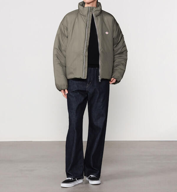 DANTON「DANTON | ナイロン スタンドカラージャケット WOMEN」|ダウン|