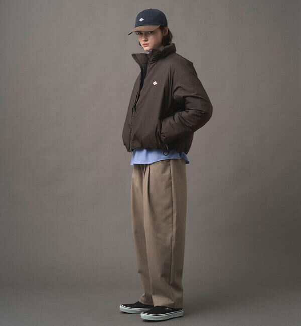 DANTON「DANTON | ナイロン スタンドカラージャケット WOMEN」|ダウン|