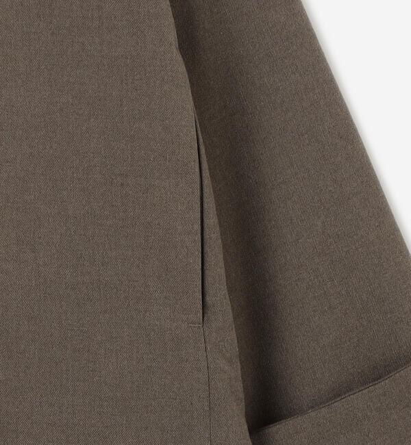 DANTON「DANTON | 中綿ノーカラージャケット WOMEN」|ノーカラーコート|