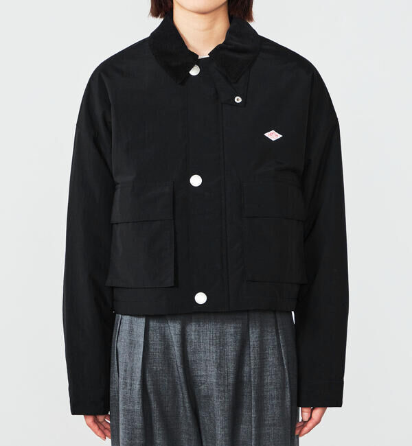  「DANTON | 中綿ナイロン ショートジャケット WOMEN」|ダウン|