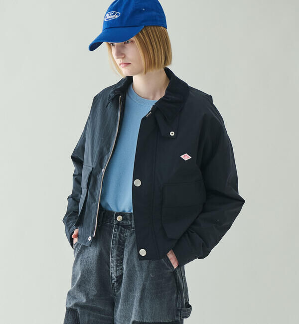  「DANTON | 中綿ナイロン ショートジャケット WOMEN」|ダウン|