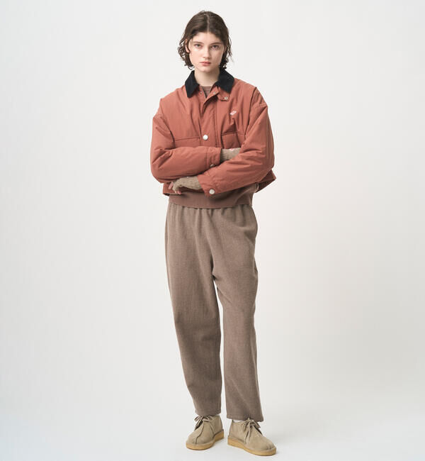  「DANTON | 中綿ナイロン ショートジャケット WOMEN」|ダウン|