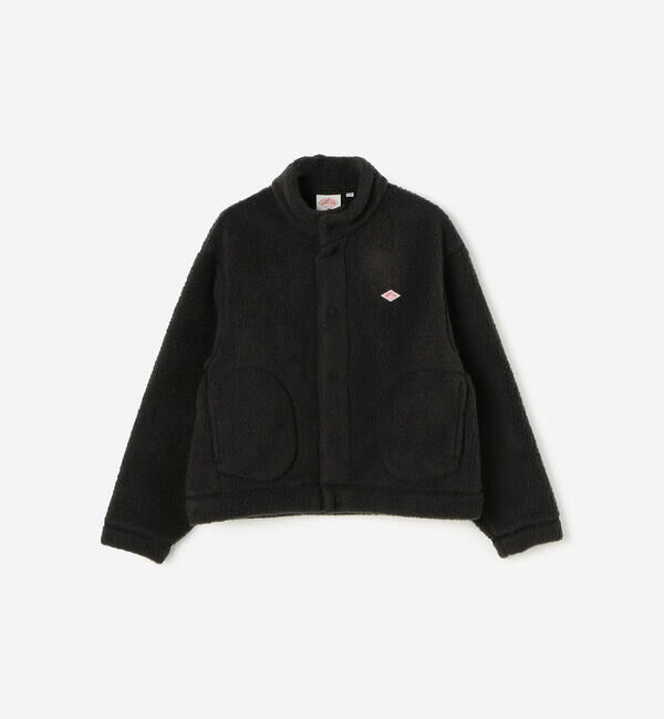 DANTON「DANTON | ダブルフェイスボア スタンドカラージャケット WOMEN」|ブルゾン・スタジャン|