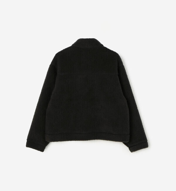 DANTON「DANTON | ダブルフェイスボア スタンドカラージャケット WOMEN」|ブルゾン・スタジャン|