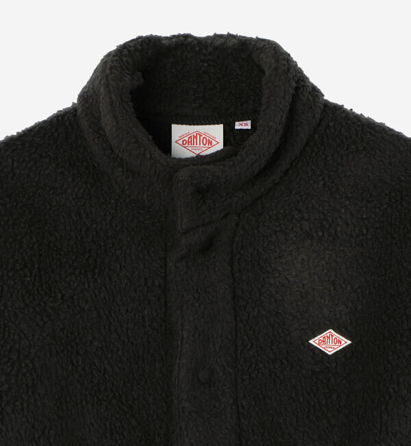 DANTON「DANTON | ダブルフェイスボア スタンドカラージャケット WOMEN」|ブルゾン・スタジャン|