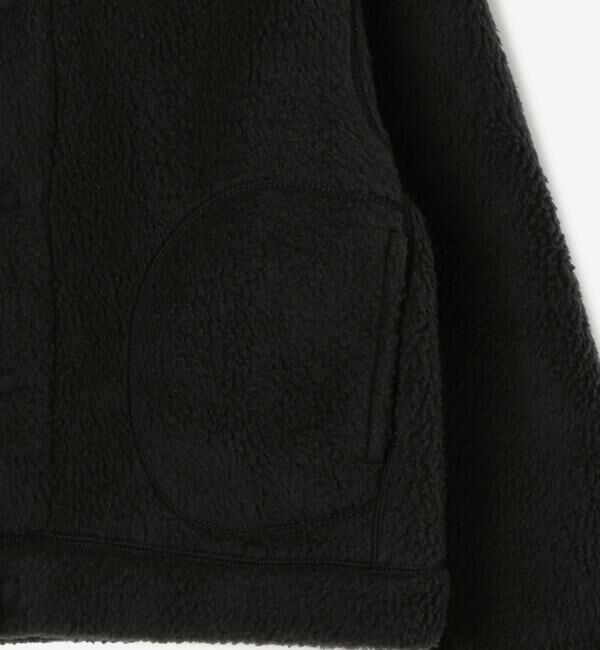 DANTON「DANTON | ダブルフェイスボア スタンドカラージャケット WOMEN」|ブルゾン・スタジャン|