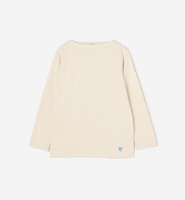 ORCIVAL「ORCIVAL | コットンロード フレンチバスクシャツ WOMEN」|Tシャツ・カットソー|ECRU