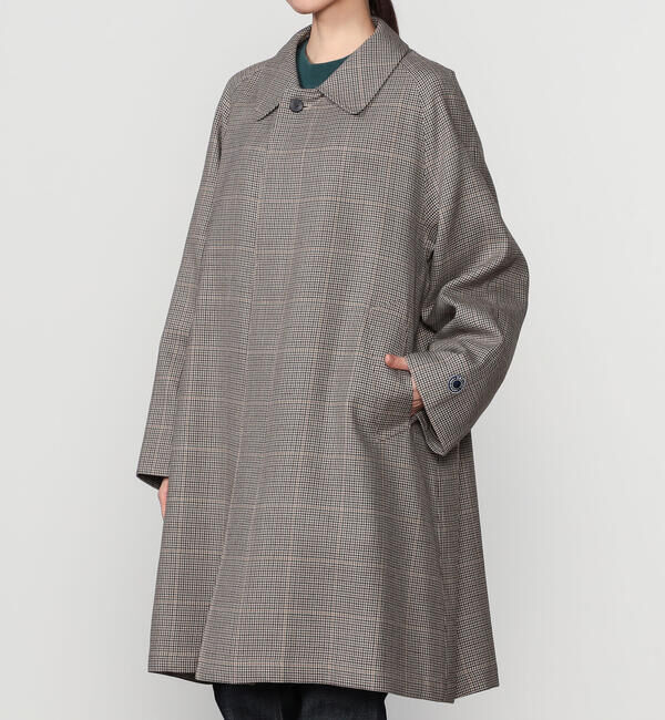 ORCIVAL「ORCIVAL | 〈別注〉ウールチェック バルマカーンコート WOMEN」|ダッフルコート|