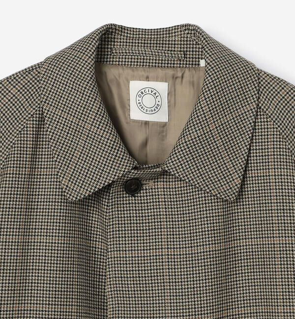 ORCIVAL「ORCIVAL | 〈別注〉ウールチェック バルマカーンコート WOMEN」|ダッフルコート|