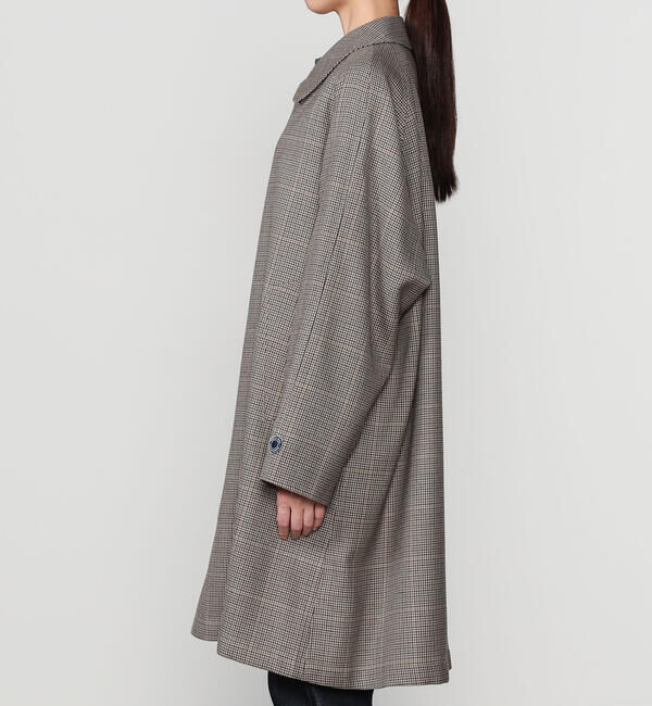 ORCIVAL「ORCIVAL | 〈別注〉ウールチェック バルマカーンコート WOMEN」|ダッフルコート|