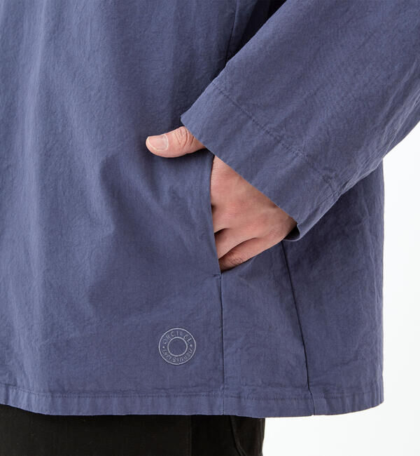 ORCIVAL「ORCIVAL | コットンツイル ノーカラーシャツブルゾン MEN」|シャツ・ブラウス|