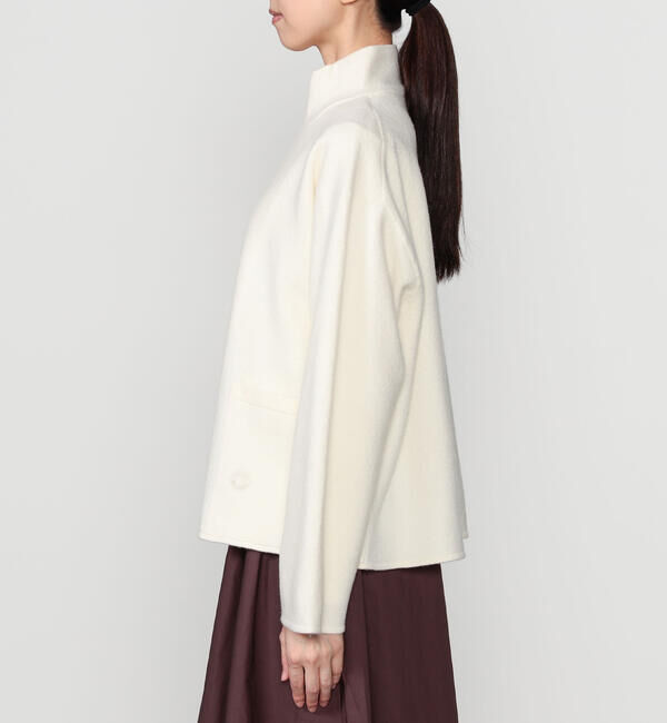 ORCIVAL「ORCIVAL | ウールジャージー スタンドジップカーディガン WOMEN」|ニット・セーター|