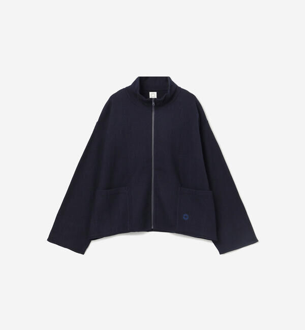 ORCIVAL「ORCIVAL | ウールジャージー スタンドジップカーディガン WOMEN」|ニット・セーター|DKNAVY