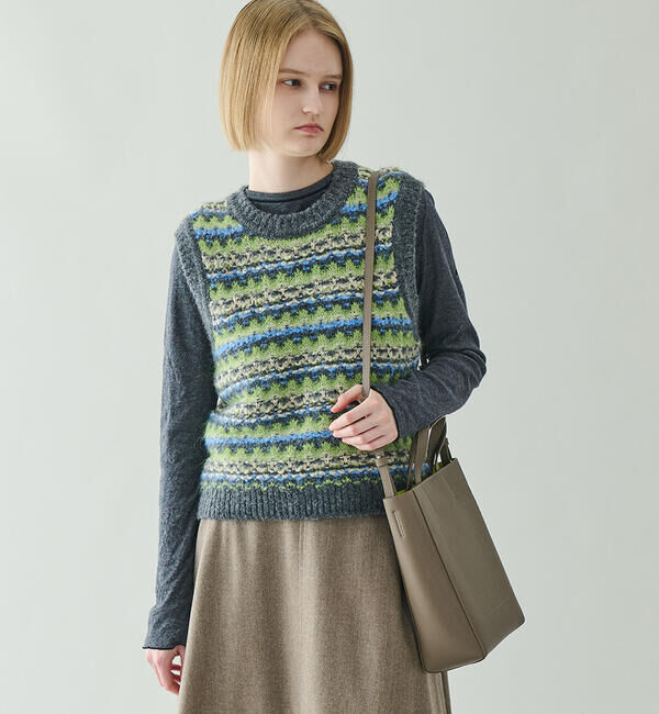 ORCIVAL「ORCIVAL | ダブルガーゼ クルーネックプルオーバー WOMEN」|Tシャツ・カットソー|