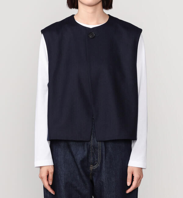 LE GLAZIK「LE GLAZIK | ウール ジレ WOMEN」|その他|