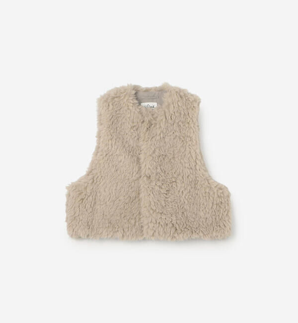 LE GLAZIK「LE GLAZIK | エコファー ジレ WOMEN」|その他|