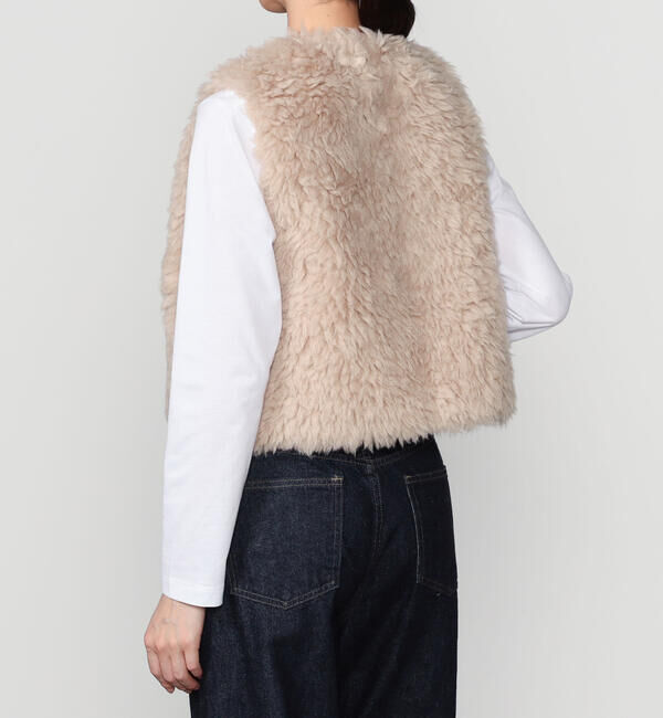 LE GLAZIK「LE GLAZIK | エコファー ジレ WOMEN」|その他|