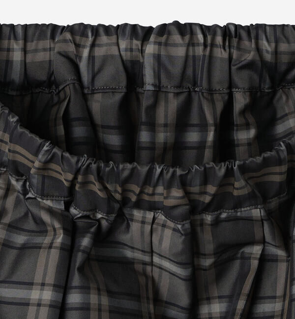 LE GLAZIK「LE GLAZIK | メモリーツイル タックスカート CHECK WOMEN」|スカート|