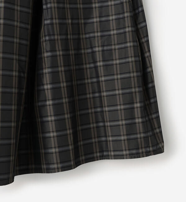 LE GLAZIK「LE GLAZIK | メモリーツイル タックスカート CHECK WOMEN」|スカート|