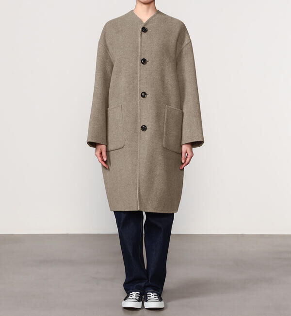 LE GLAZIK「LE GLAZIK | ウールリバー リバーシブルコート WOMEN」|ダッフルコート|