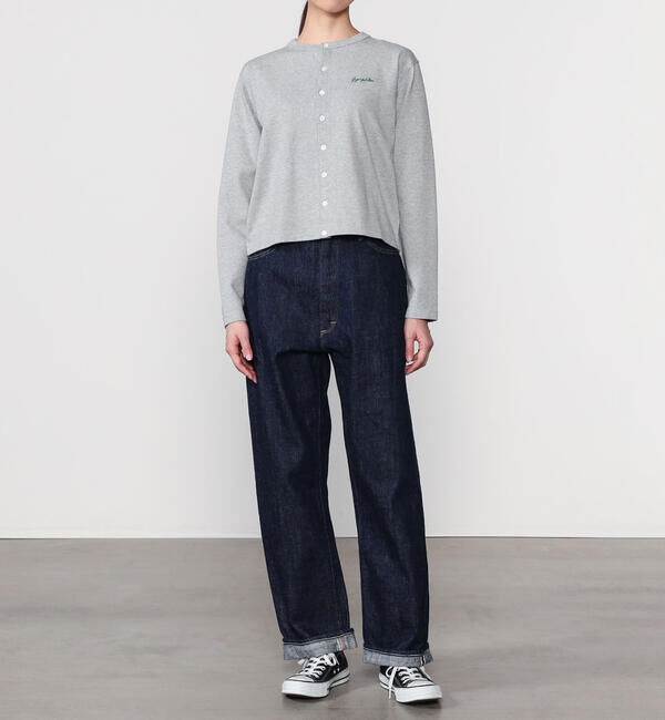 GYMPHLEX「Gymphlex | コットン 長袖ショートカーディガン WOMEN」|カーディガン|