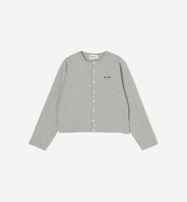 GYMPHLEX「Gymphlex | コットン 長袖ショートカーディガン WOMEN」|カーディガン|
