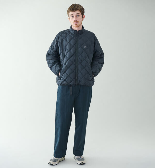 GYMPHLEX「Gymphlex | ナイロンタフタ 2WAYスタンドカラージャケット MEN」|ダウン|