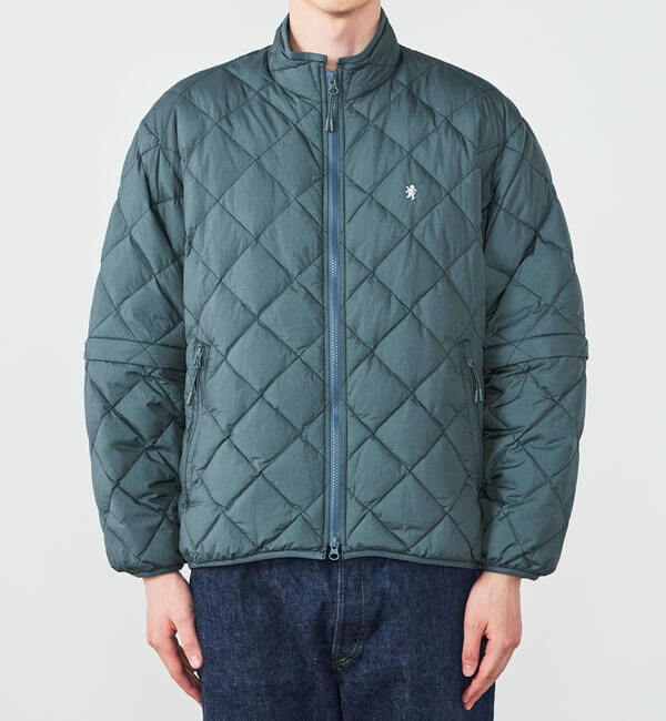 GYMPHLEX「Gymphlex | ナイロンタフタ 2WAYスタンドカラージャケット MEN」|ダウン|