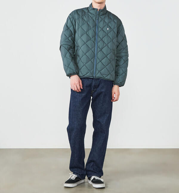 GYMPHLEX「Gymphlex | ナイロンタフタ 2WAYスタンドカラージャケット MEN」|ダウン|