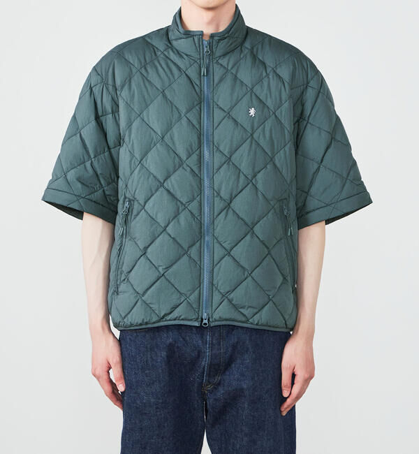 GYMPHLEX「Gymphlex | ナイロンタフタ 2WAYスタンドカラージャケット MEN」|ダウン|