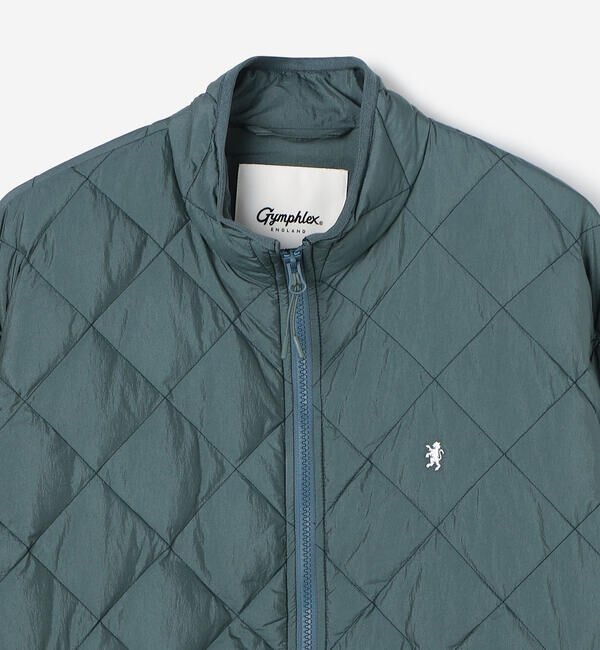 GYMPHLEX「Gymphlex | ナイロンタフタ 2WAYスタンドカラージャケット MEN」|ダウン|