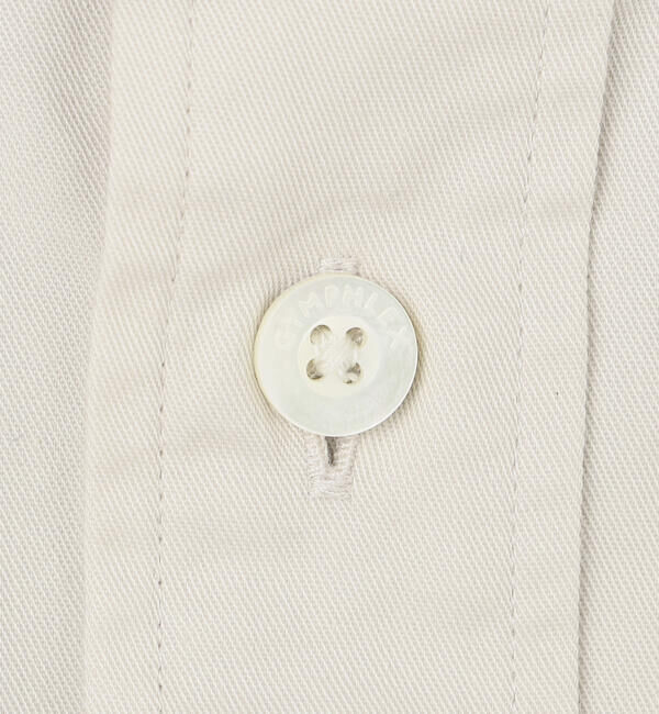 GYMPHLEX「Gymphlex | コットンツイル ショートボタンダウンシャツ WOMEN」|シャツ・ブラウス|