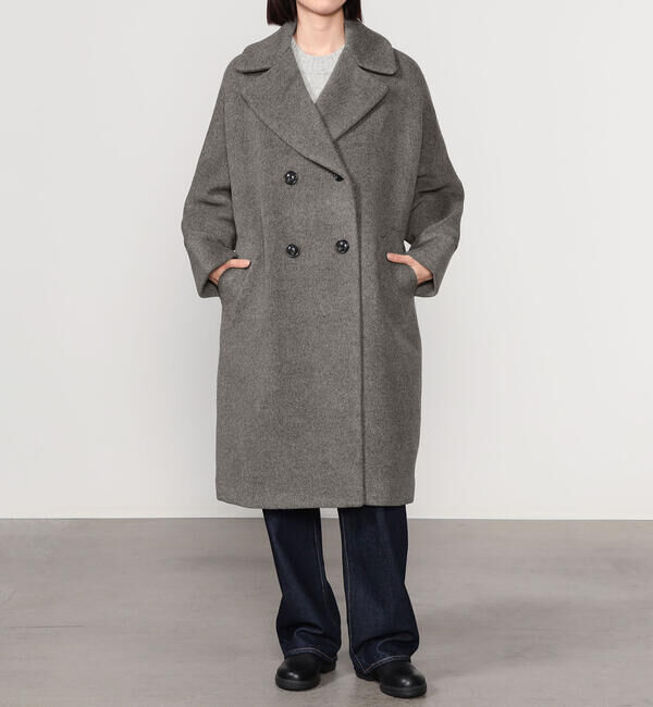 「TICCA | ウール テントコート WOMEN」|ピーコート|