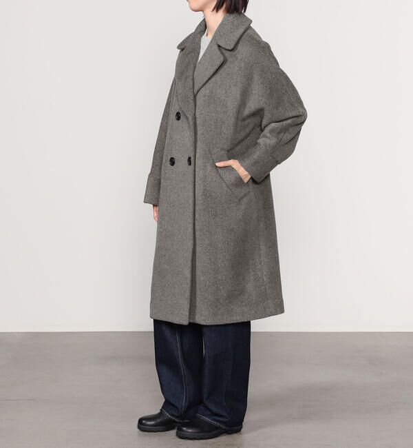  「TICCA | ウール テントコート WOMEN」|ピーコート|