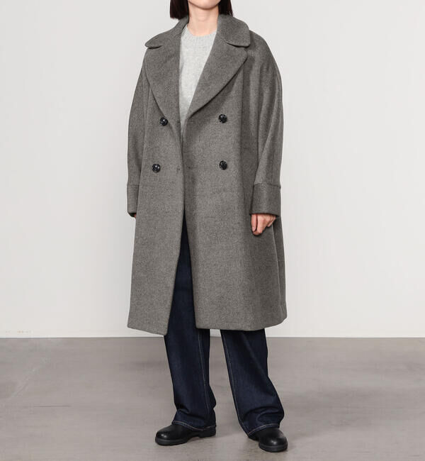  「TICCA | ウール テントコート WOMEN」|ピーコート|
